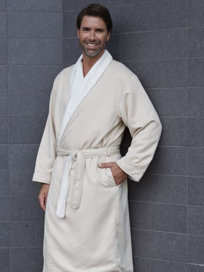 Microfiber Shimmer Lined Robe - Mansfield